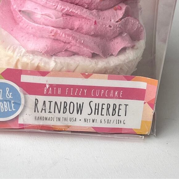 Bath Fizzy Rainbow  Bubble Sherbet Cupcake Bath Time Accessories  New in Box - Picture 7 of 7